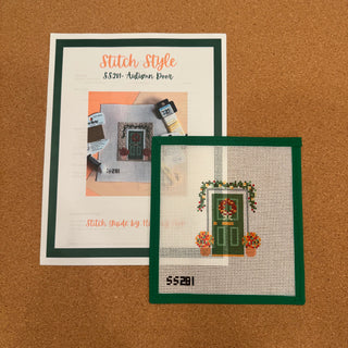 Autumn Door Canvas & Stitch Guide
