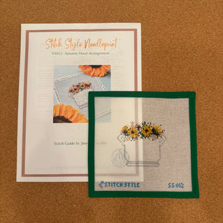 Autumn Floral Arrangement Canvas & Stitch Guide