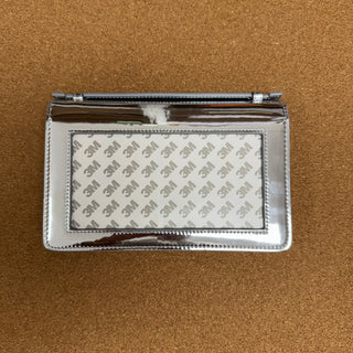 Everyday Clutch - Chrome + Silver Chain