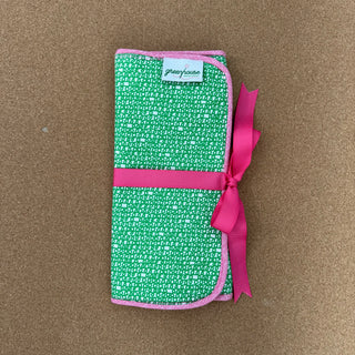 Greenhouse Exclusive: Fiber Storage Pouch - Green Swirls