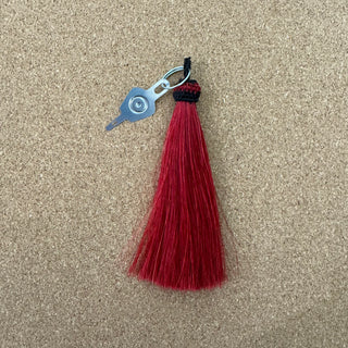 Horse Hair Tassel Needle Threader - Red