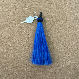 Horse Hair Tassel Needle Threader - Blue