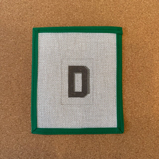 Greenhouse Exclusive: Luggage Tag Letter Insert - D