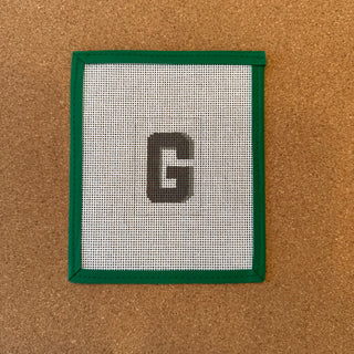 Greenhouse Exclusive: Luggage Tag Letter Insert - G