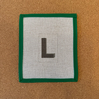 Greenhouse Exclusive: Luggage Tag Letter Insert - L