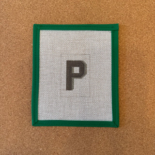 Greenhouse Exclusive: Luggage Tag Letter Insert - P