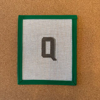 Greenhouse Exclusive: Luggage Tag Letter Insert - Q