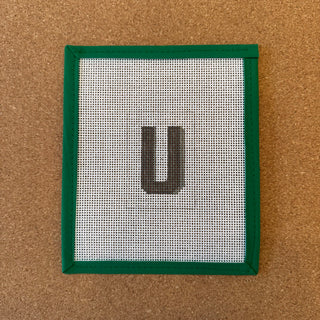 Greenhouse Exclusive: Luggage Tag Letter Insert - U