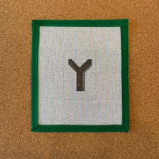 Greenhouse Exclusive: Luggage Tag Letter Insert - Y