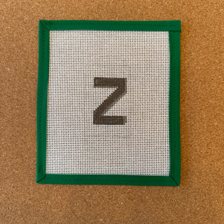 Greenhouse Exclusive: Luggage Tag Letter Insert - Z