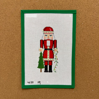 Santa Nutcracker with Tree