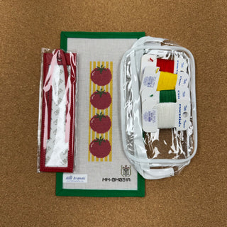 Tomato with Yellow Stripes Leather Bookmark Kit