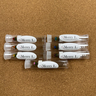 Beaded Glass Needle Vial