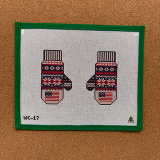 2026 Olympic Mittens Canvas