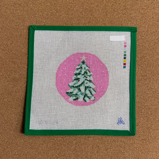 Pink Snowy Tree