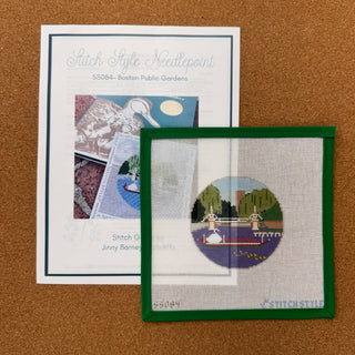 Boston Public Gardens Canvas & Stitch Guide