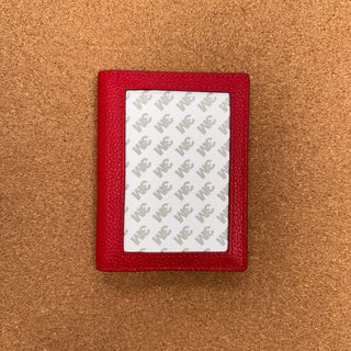 Passport Cover - Pebble Red