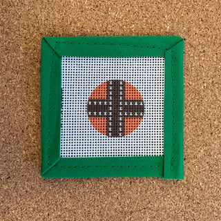 Orange Box Fob Round Insert