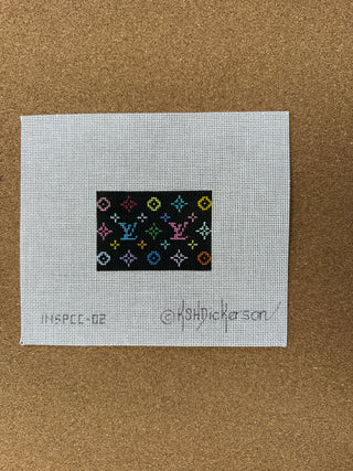 INSPCC-02 Planet Earth Credit Card Case Insert – Louis Vuitton LV – multi on black