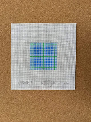 INSSQ3-19 Planet Earth 3” Square Insert – Starfish on Lime Cabana Stripes