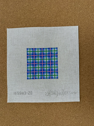 INSSQ3-20 Planet Earth 3” Square Insert – Scallop on Lime Cabana Stripes