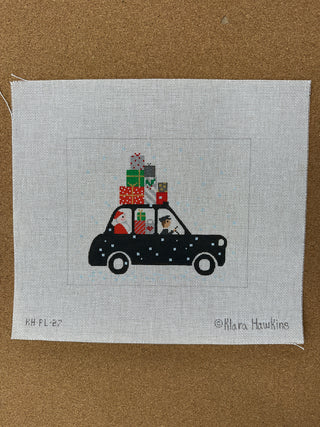 KH-PL-27 Klara Hawkins – London Christmas – Cab w/ Santa & Gifts