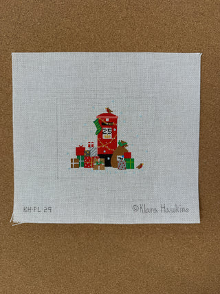 KH-PL-29 Klara Hawkins – London Christmas – Letter Box w/ Gifts