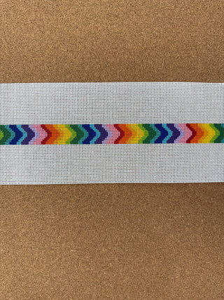 MD-43 Hatband - rainbow bargello