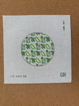 MD.GHN-36 Minto Mojito Round Coaster