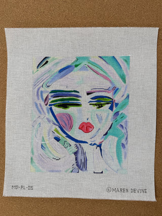 MD-PL-05 Maren Devine Blue Warrior Girl