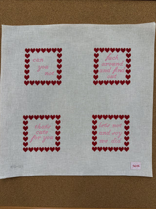 PJS - 104 Love Letter Coaster Set