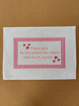 PJS - 114 I love you to the moon and back, Pink