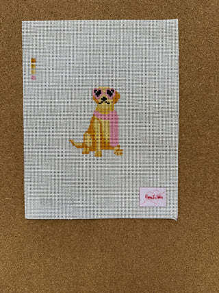 PJS - 203 Mini Fab Pup, Yellow Lab
