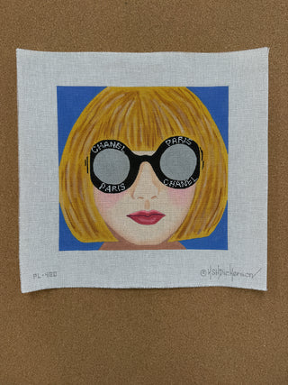 PL-480 Glamourous Anna with Chanel Signature Dark Glasses      NEW!!