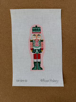 RH-OM-01 Rose Halsey – Pink & Green Nutcracker