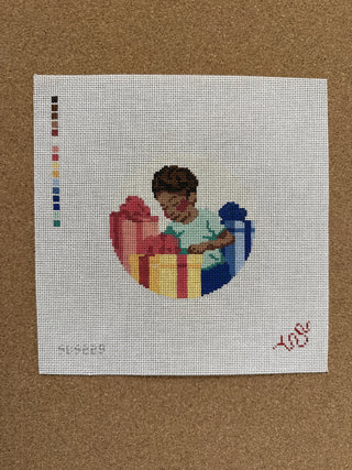 SBS229 Black Christmas Santa