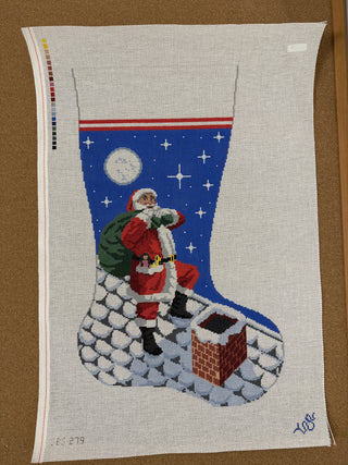 SBS279 Heritage Christmas Collection Santa Stocking