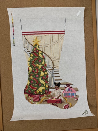 SBS289 Heritage Christmas Morning Stocking - Girl