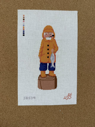 SBS39 Wooden Sailor Fisherman