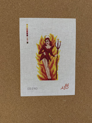 SBS40 Devil Pin Up Girl