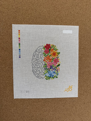 SBS85 Floral Brain Small