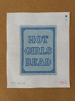 TBC-42.02 Hot Girls Read Kindle Cover (blue)