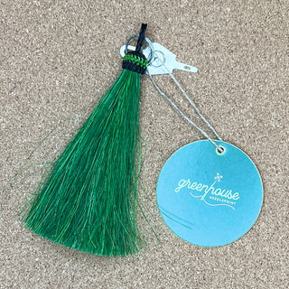 Horse Hair Tassel Needle Threader - Green