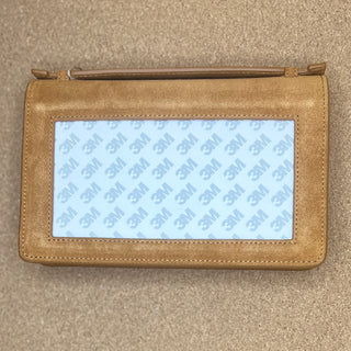 Everyday Clutch - Suede + Gold Chain