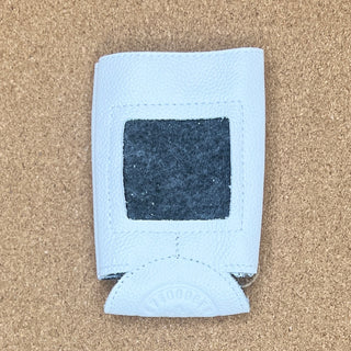 Self-Finishing Leather Cozy Standard Can - White