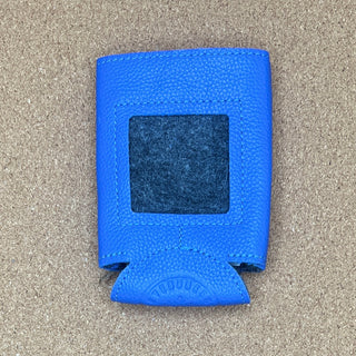 Self-Finishing Leather Cozy Standard Can - Bright Blue