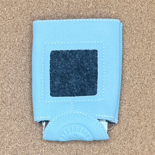 Self-Finishing Leather Cozy Standard Can - Ice Blue