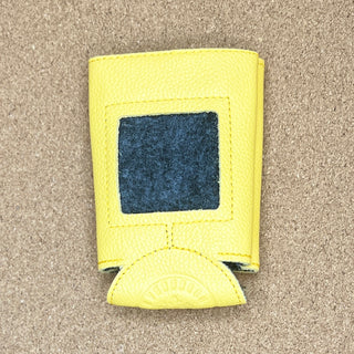 Self-Finishing Leather Cozy Standard Can - Lemon Yellow
