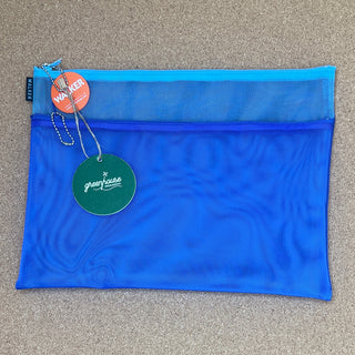Double Zip Case - Blue, Aqua