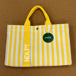 Stripe NDLPT Tote - Yellow